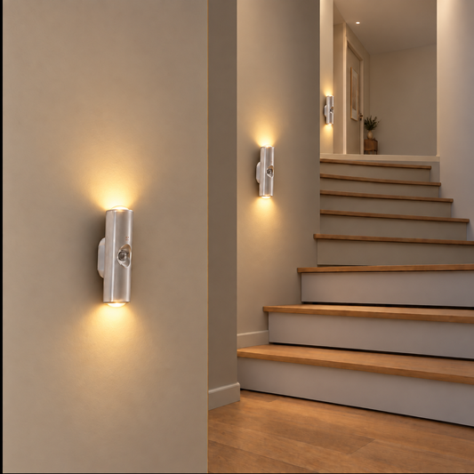 Lámpara de Pared OZVEY con Sensor de Movimiento — Recargable, Magnética y Luz RGB